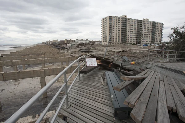 Hurricane Sandy. The Aftermath in New York — Stock Photo, Image