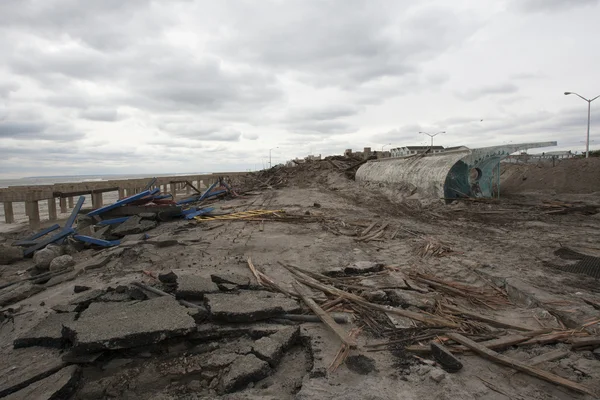 L'ouragan Sandy. Les conséquences à New York — Photo