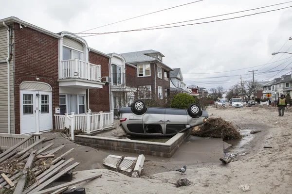 L'ouragan Sandy. Les conséquences à New York — Photo