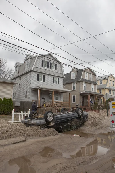 L'ouragan Sandy. Les conséquences à New York — Photo