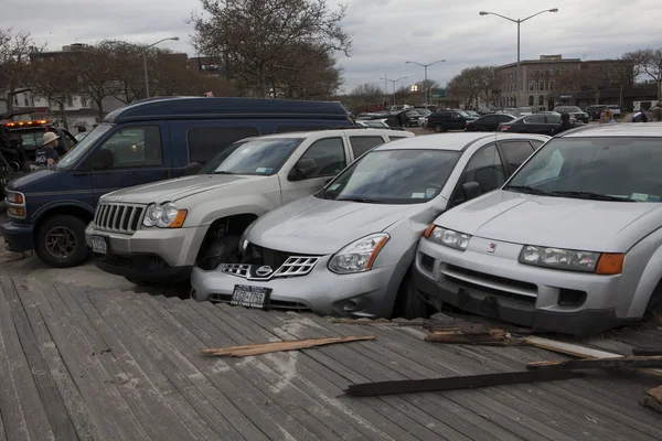 Huracán Sandy. Las secuelas en Nueva York — Foto de Stock