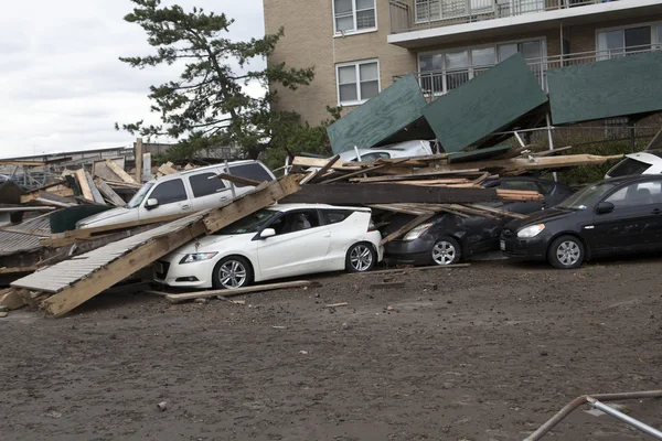 L'ouragan Sandy. Les conséquences à New York — Photo