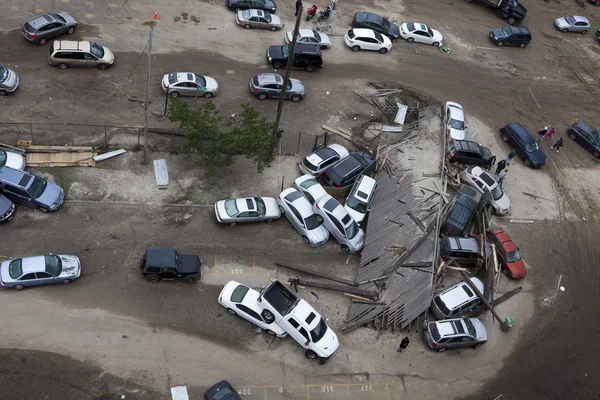 Hurricane Sandy. The Aftermath in New York — Stock Photo, Image