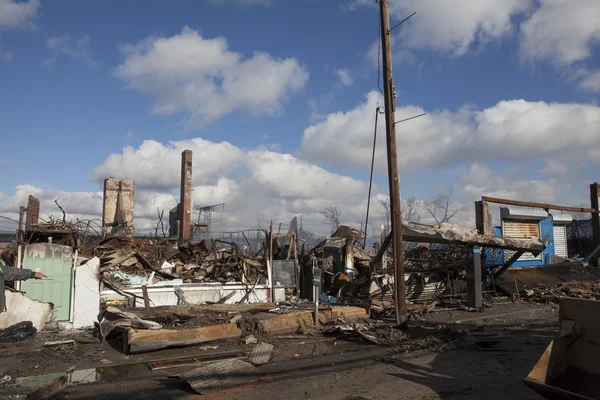 L'uragano Sandy. Le conseguenze a New York — Foto Stock