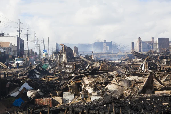 Hurricane Sandy. The Aftermath in New York — Stock Photo, Image