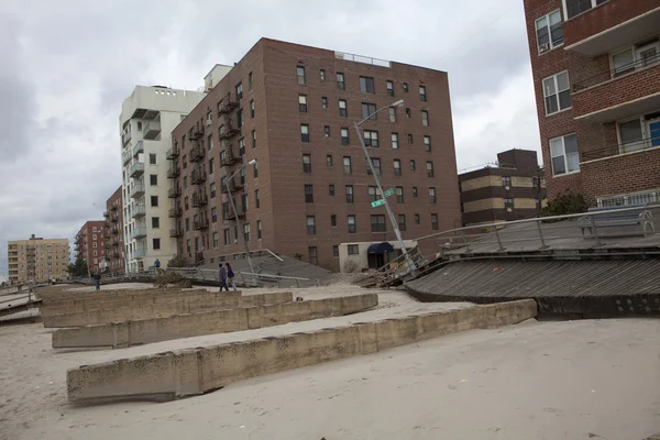 Furacão Sandy. As consequências em Nova Iorque — Fotografia de Stock