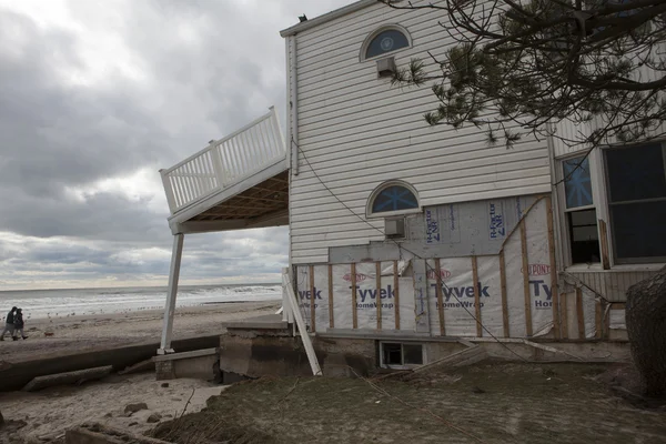 L'uragano Sandy. Le conseguenze a New York — Foto Stock