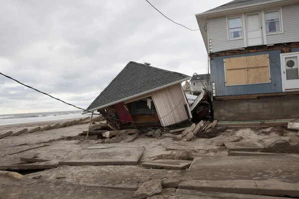 L'uragano Sandy. Le conseguenze a New York — Foto Stock