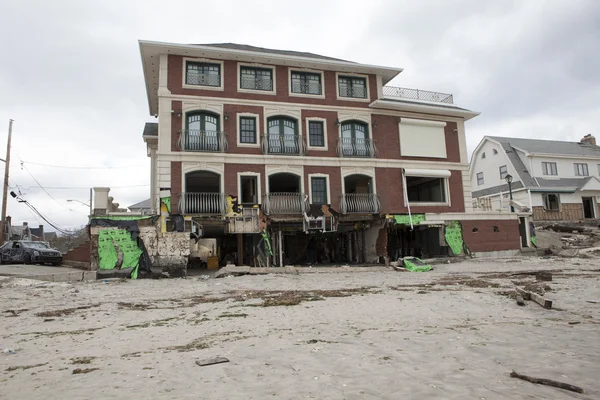 L'uragano Sandy. Le conseguenze a New York — Foto Stock