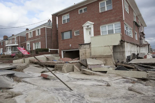 Hurricane Sandy. The Aftermath in New York — Stock Photo, Image