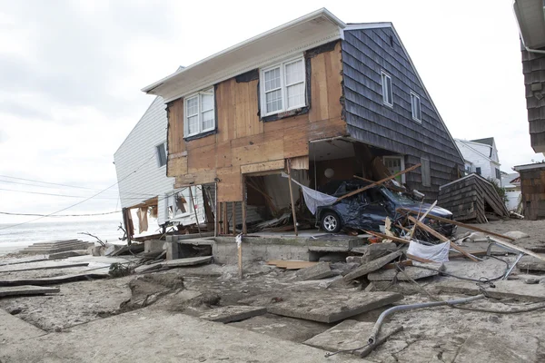 L'uragano Sandy. Le conseguenze a New York — Foto Stock