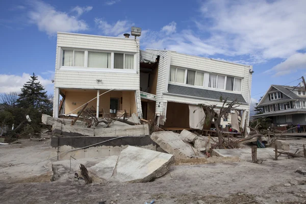 L'uragano Sandy. Le conseguenze a New York — Foto Stock