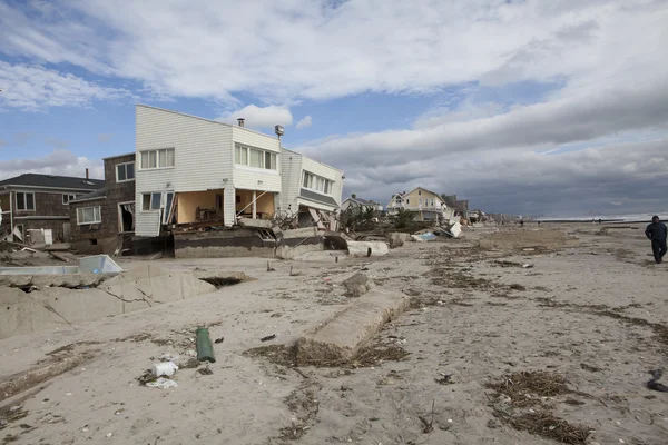 L'uragano Sandy. Le conseguenze a New York — Foto Stock