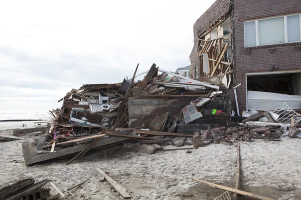 L'uragano Sandy. Le conseguenze a New York — Foto Stock