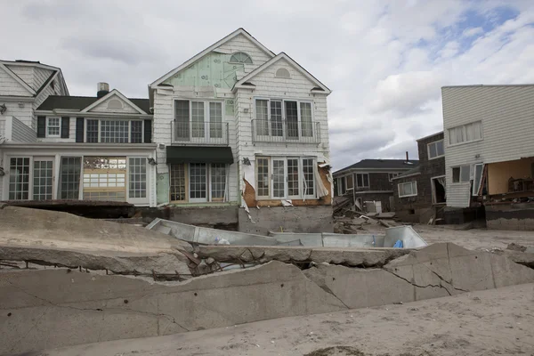 L'uragano Sandy. Le conseguenze a New York — Foto Stock
