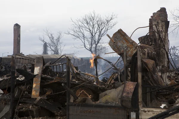 L'ouragan Sandy. Les conséquences à New York — Photo