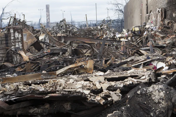 Hurricane Sandy. The Aftermath in New York — Stock Photo, Image