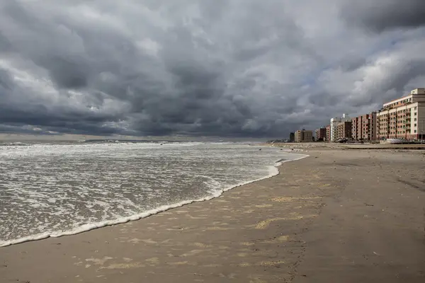 Τυφώνας αμμώδη. την επαύριο του στη Νέα Υόρκη — Φωτογραφία Αρχείου