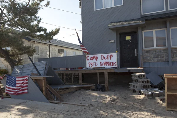 L'uragano Sandy. Le conseguenze a New York — Foto Stock