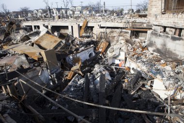 kumlu bir kasırga. ardından new York