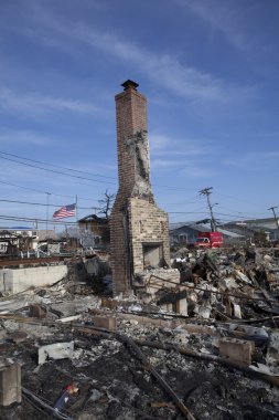kumlu bir kasırga. ardından new York