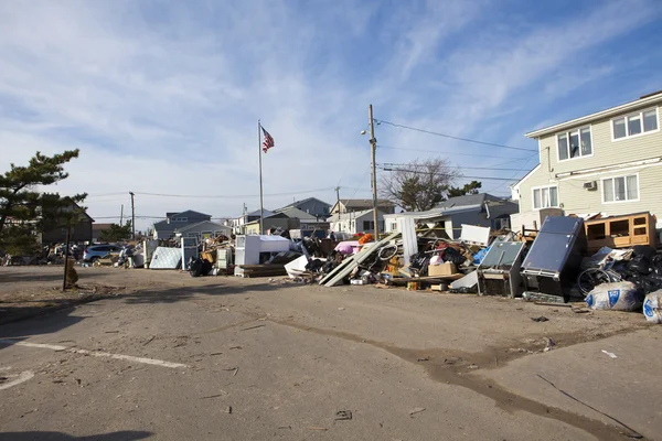 Hurricane Sandy. The Aftermath in New York — Stock Photo, Image