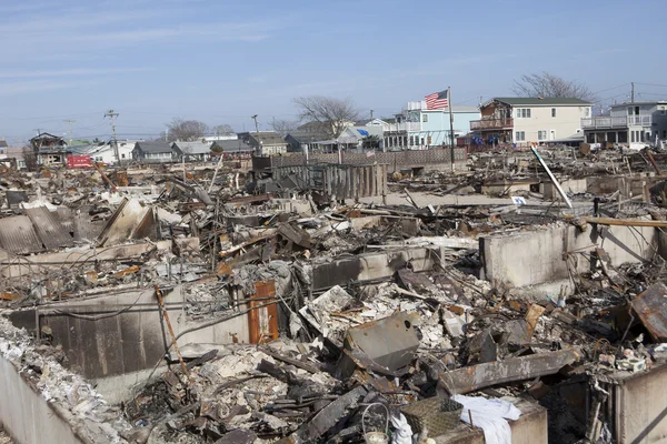 L'ouragan Sandy. Les conséquences à New York — Photo