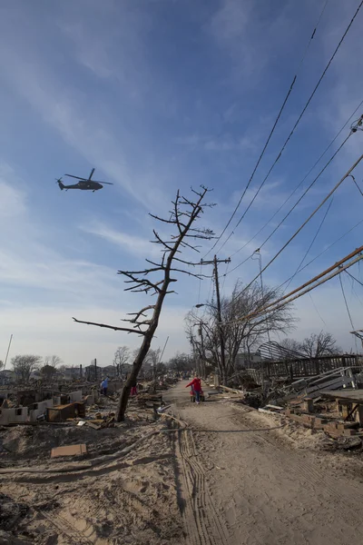 Hurricane Sandy. The Aftermath in New York — Stock Photo, Image