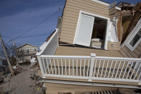 L'uragano Sandy. Le conseguenze a New York — Foto Stock