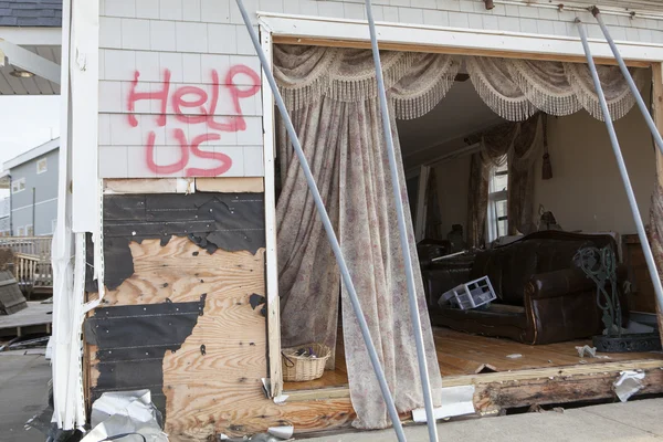 Hurricane Sandy. The Aftermath in New York — Stock Photo, Image