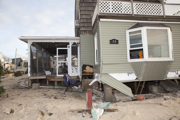 L'uragano Sandy. Le conseguenze a New York — Foto Stock