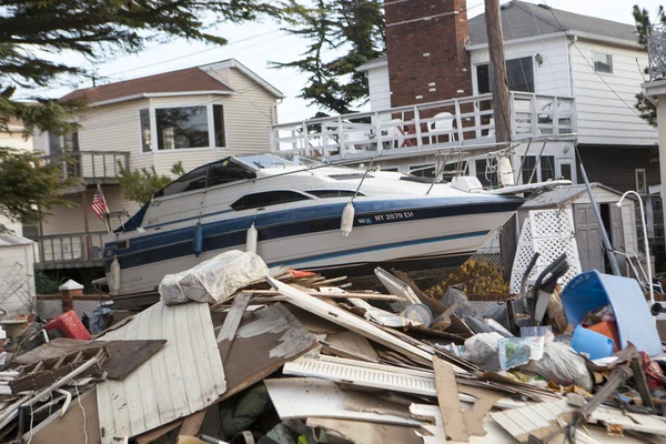 Furacão Sandy. As consequências em Nova Iorque — Fotografia de Stock