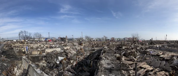 Orkanen Sandy. Etterdønningene i New York – stockfoto