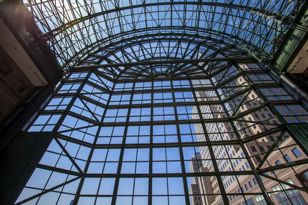 Világ pénzügyi központ télikert Atrium - Manhattan, új Yor — Stock Fotó