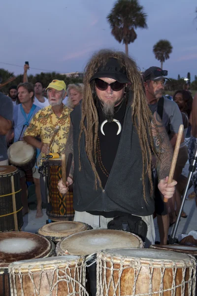 Man Drumming — Stock Photo, Image