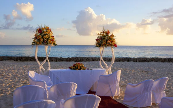 在热带的婚礼 — 图库照片