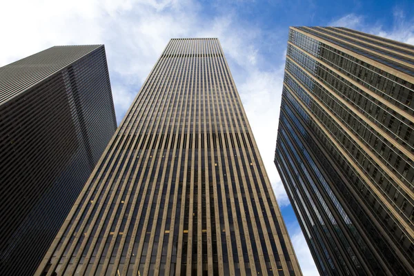 Manhattan. Torres de negócios . — Fotografia de Stock