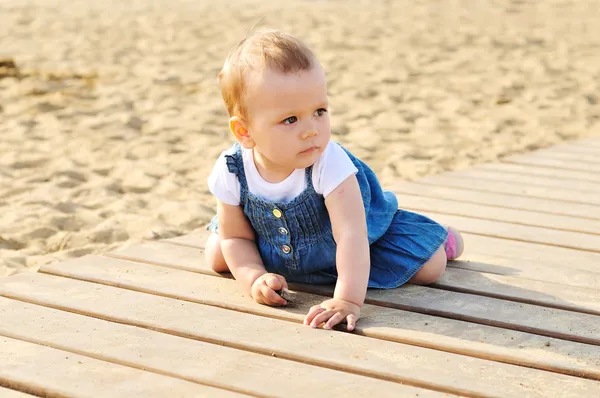 Playing baby girl — Stock Photo, Image