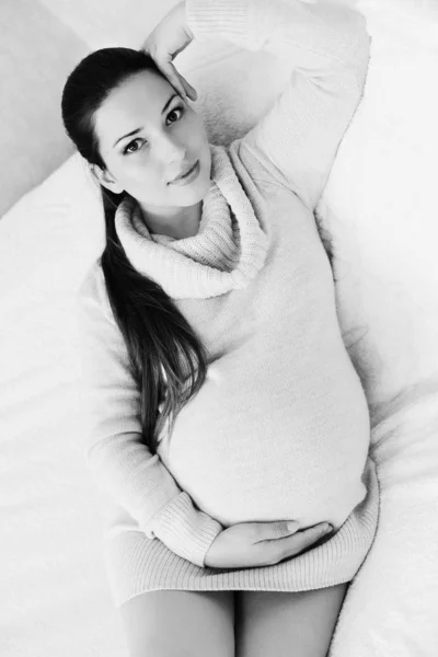 Calm pregnant woman — Stock Photo, Image