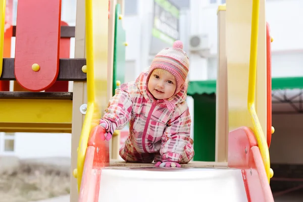 Girl on the playground — Stock Photo, Image
