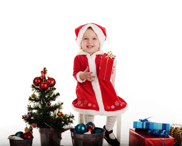 Santa girl — Stock Photo, Image