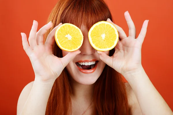 Orange glasses — Stock Photo, Image