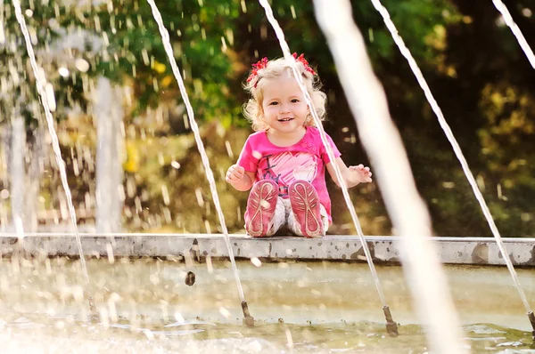 On the fountain — Stock Photo, Image