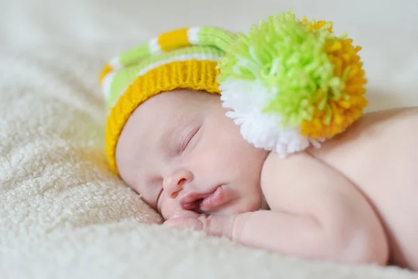 Zoete pasgeboren baby's dromen — Stockfoto