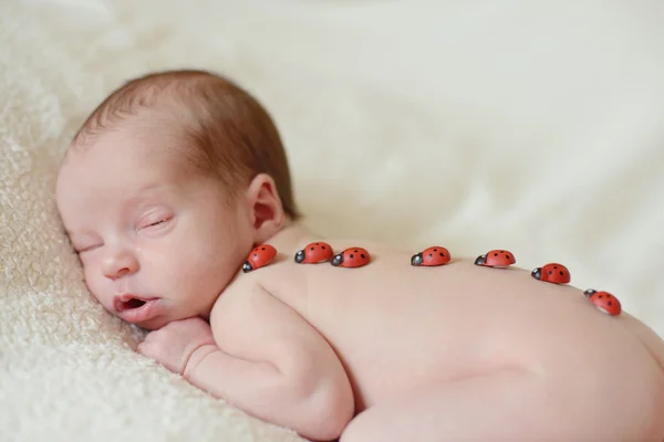 Winzige Neugeborene — Stockfoto