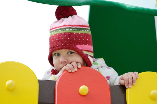 Shy toddler — Stock Photo, Image