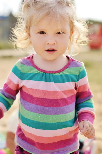 Toddler dziewczynka — Zdjęcie stockowe