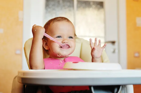 Te grappig maaltijd — Stockfoto