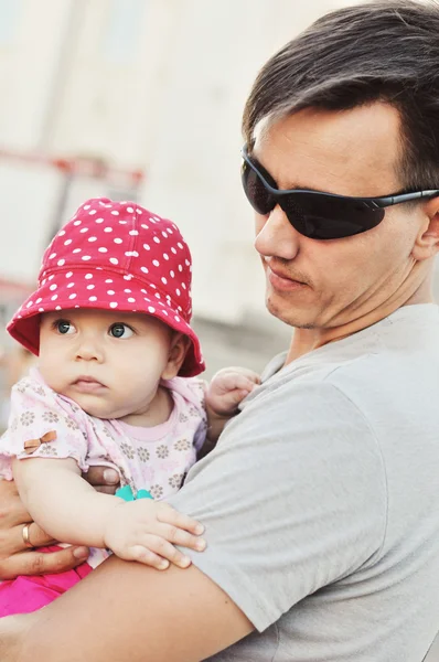 Filha e pai — Fotografia de Stock