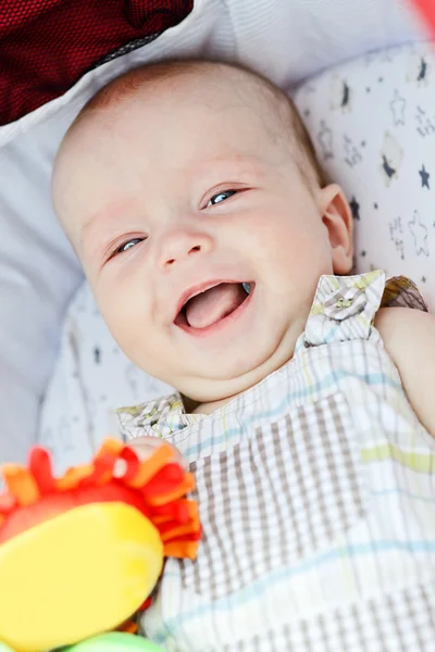 Laugh of baby boy — Stock Photo, Image